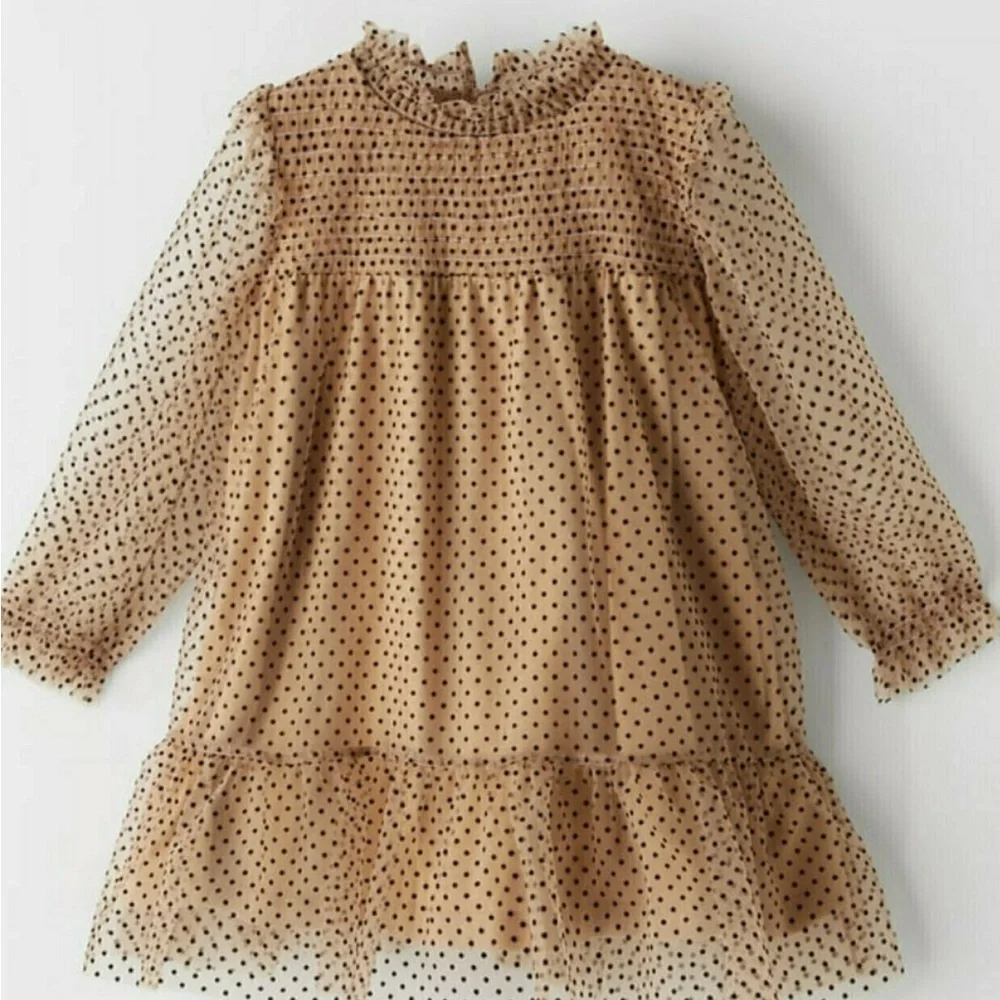 Zara tulle polka dot dress - Picture 1 of 3